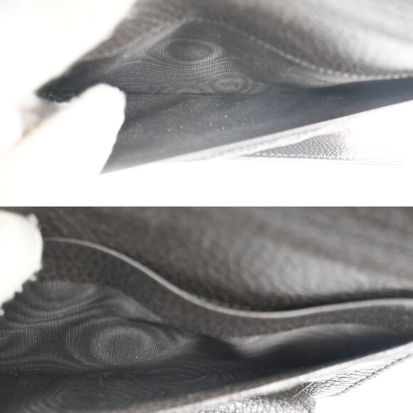 GUCCI Logo Interlocking G Zipper Around Long Wallet Leather Brown GHW 62MA318 - Picture 9 of 15